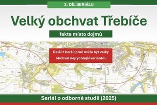 Velký obchvat Třebíče - 2. díl: Delší ≠ horší: proč může být velký obchvat nejrychlejší variantou - Médium.cz